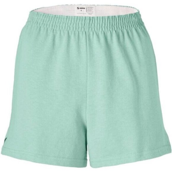 SOFFEE Jrs Juniors Womens Large Bleach Glass Cheerleaders Shorts - Picture 1 of 1